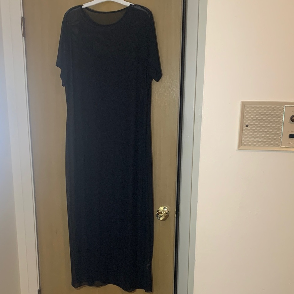 🖤🖤UNIQUE SEE THROUGH PLUS SIZE 4X MESH DRESS!🖤🖤SEXY SEXY!